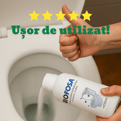 BIOFOSA 100ml- Fosă curată instant, scapă de vidanjare permanent!