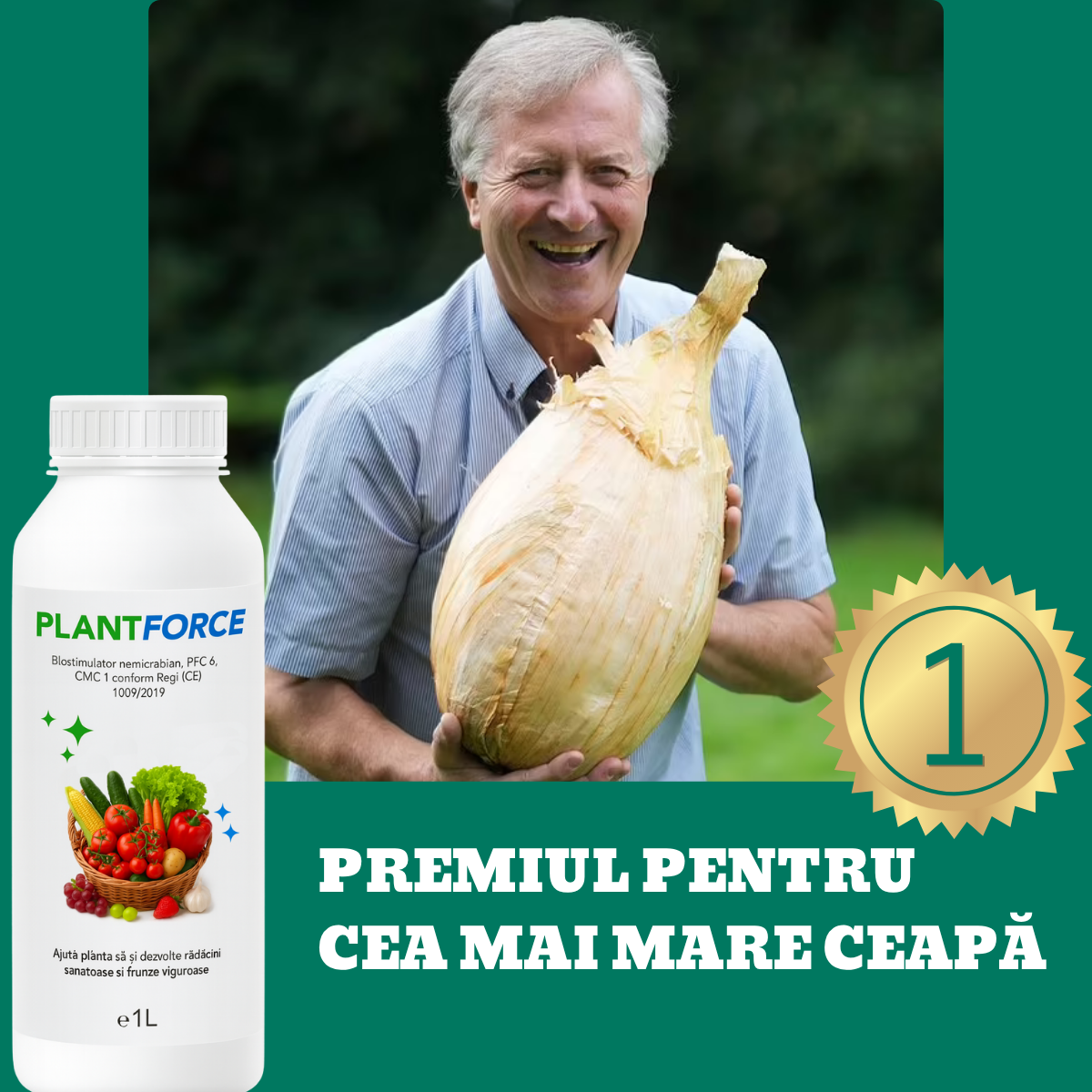 PlantForce 1L – Hrana puternică pentru plante mari și rod bogat!