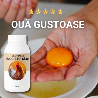 BioPunct 100gr - Scapă de păduchi la găini și animale!